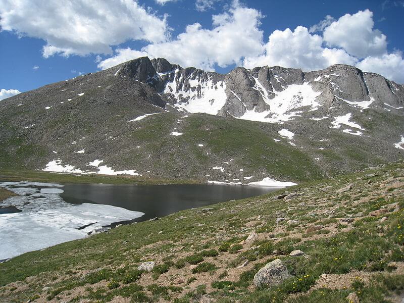 Le montagne 5 del Colorado negli Stati Uniti più grandi