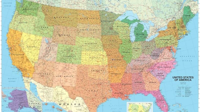 Cartina Politica USA: Stampala e Scopri i Segreti dell’America!