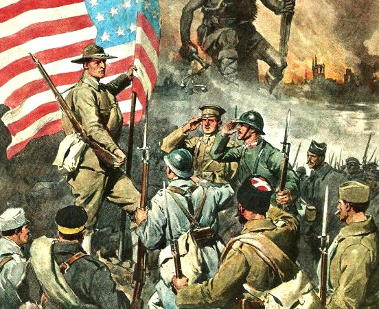 Gli Stati Uniti alla conquista del fronte mondiale: il loro epico ingresso nella Prima Guerra