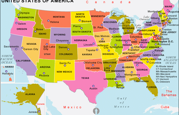 Scopri la Cartina degli Stati Uniti e le Città Imperdibili: Guida Completa