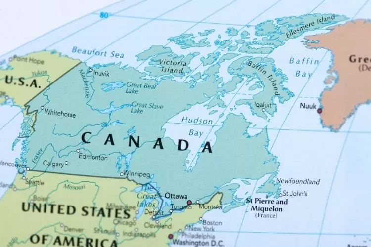 Scopri la cartina dettagliata del Canada e degli Stati Uniti: un viaggio da sogno!