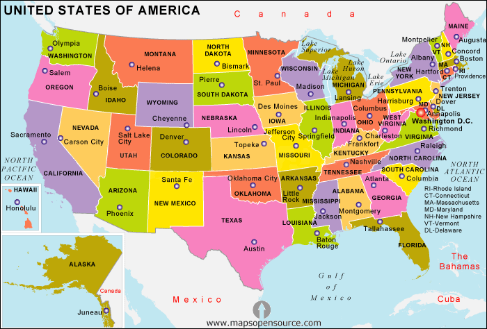Scopri la cartina geografica degli Stati Uniti da stampare: un’essenziale risorsa per ogni viaggiatore!